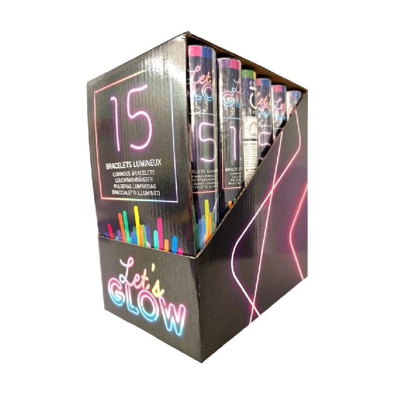 Tube de 15 bracelets lumineux — vue 6