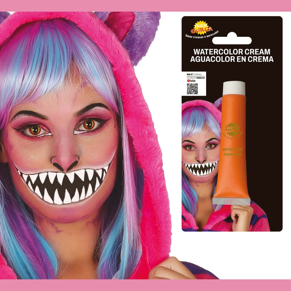 Tube de maquillage crème à l'eau orange, 20 ml