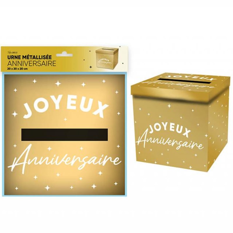 Urne « Joyeux anniversaire », 20 cm — vue 2